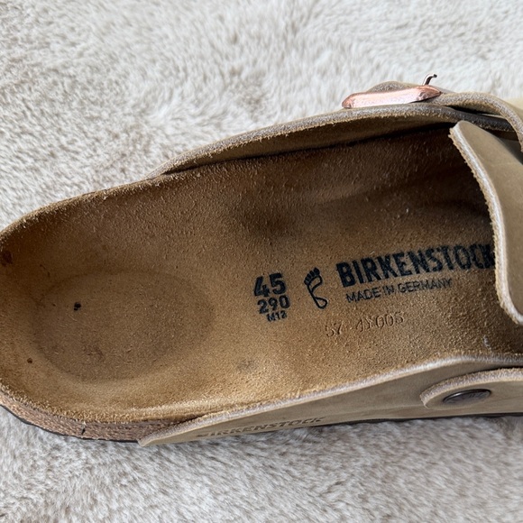 Birkenstock Men's Beige Slip-On Loafers - Picture 4 of 11